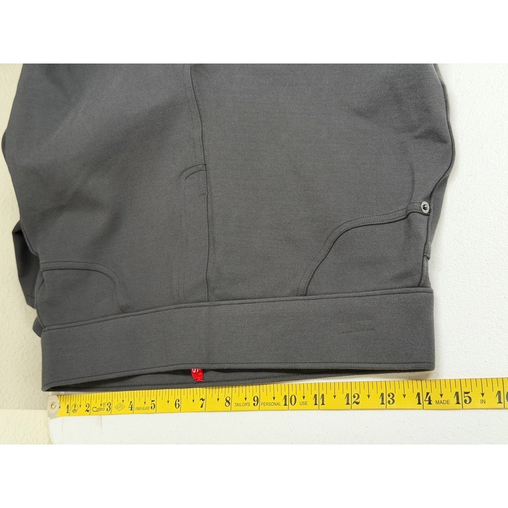 Spanx Pants Women Medium Gray The Perfect Ankle Pull On Ponte Knit Travel Office - Picture 8 of 10